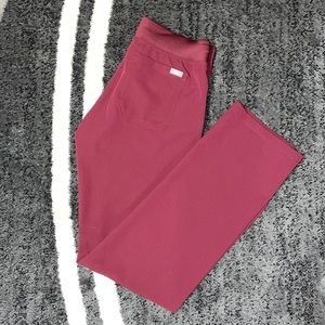 Burgundy Livingston Tall Basic Scrub Pants